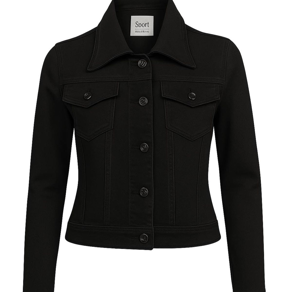 MODA EN CIRCUITO - Chaqueta En Jean Para Mujer Color NEGRO