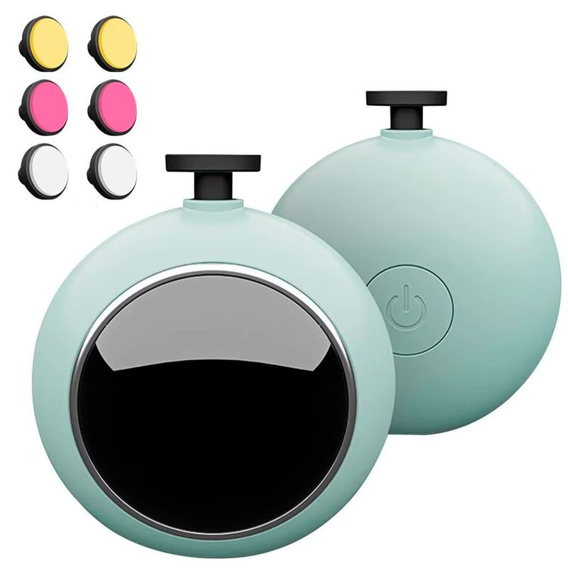 GENERICO - Lima De Uñas Eléctrica Para Niños Pequeños Circular Verde