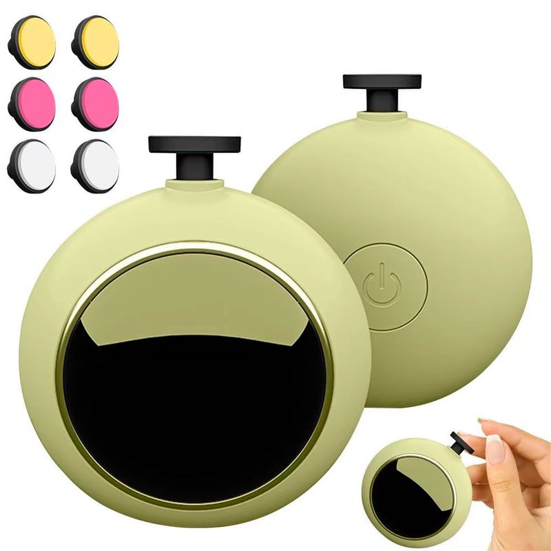 GENERICO - Lima De Uñas Eléctrica Para Niños Pequeños Circular Amarillo