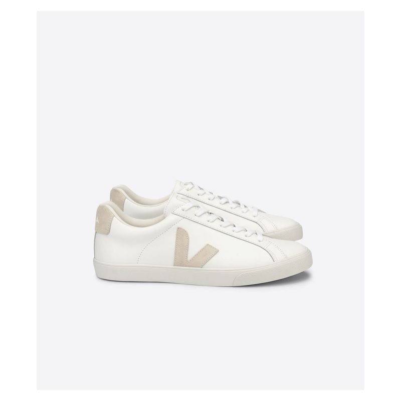 VEJA - Tenis veja de mujer esplar logo VEJA Blanco TENESPLALOWHITE