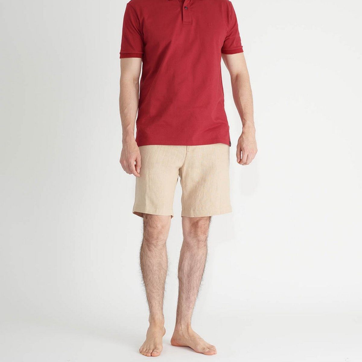 NO DRAMA - Camiseta polo NO DRAMA Rojo POLOMNHPREDW