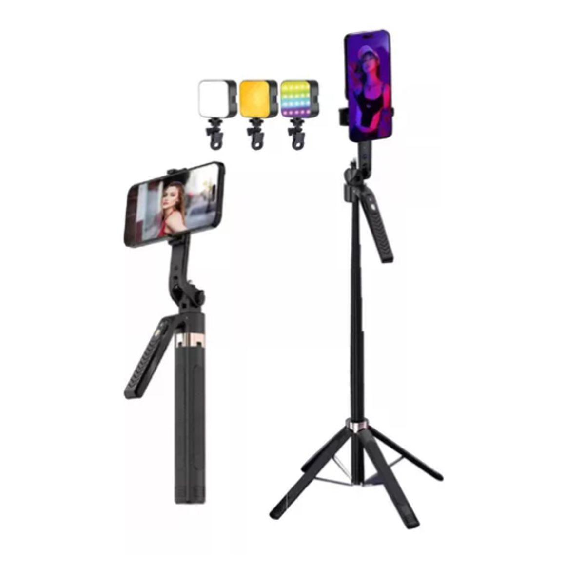 INNOVA - Palo Selfie Seguimiento Facial Trípode Todo En 1 Selfie Con Bluetooth