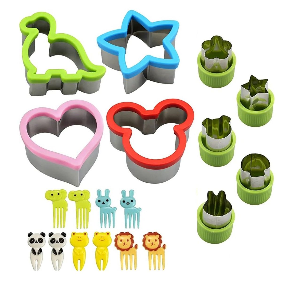 MILOPTS - Kit Cortador De Pan Figuras y Moldes Para Comidas De Niños