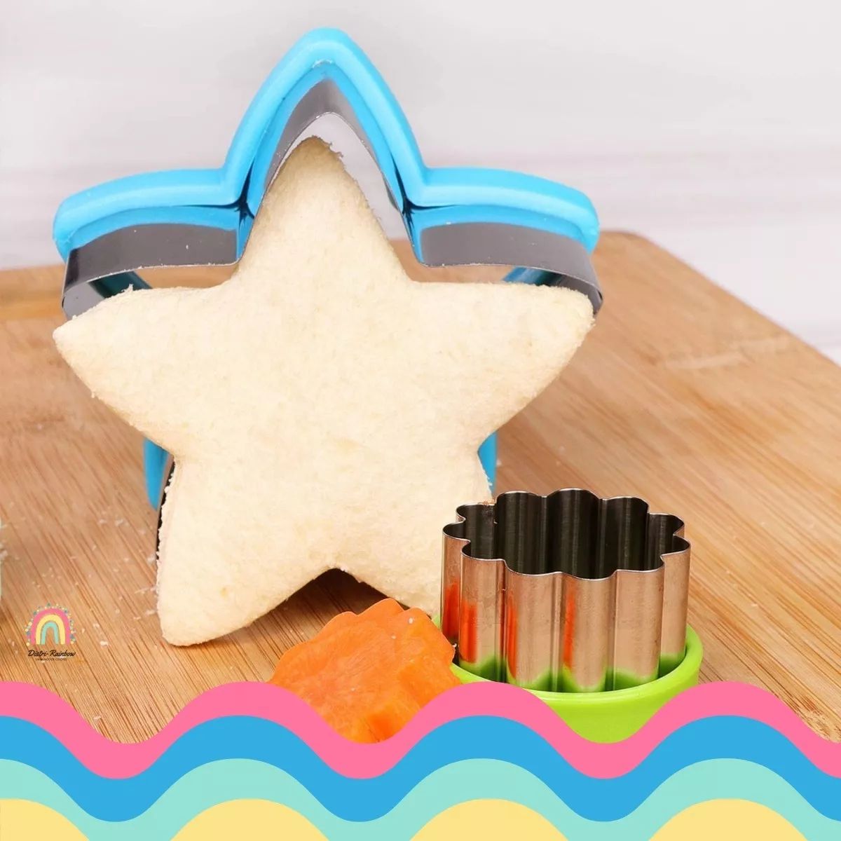 MILOPTS - Kit Cortador De Pan Figuras y Moldes Para Comidas De Niños