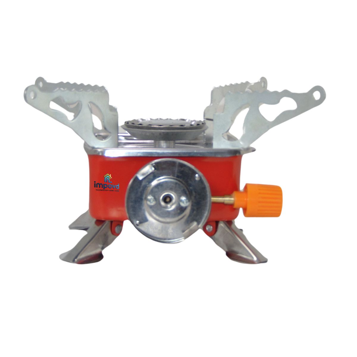 GENERICO - Estufa Camping Gas Kovar K-202 Portátil Plegable Color Rojo