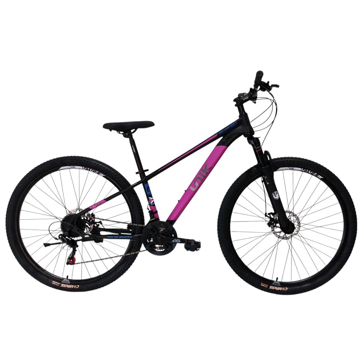 GENERICO - Bicicleta Todoterreno Rin 29 Color negro morado Talla S