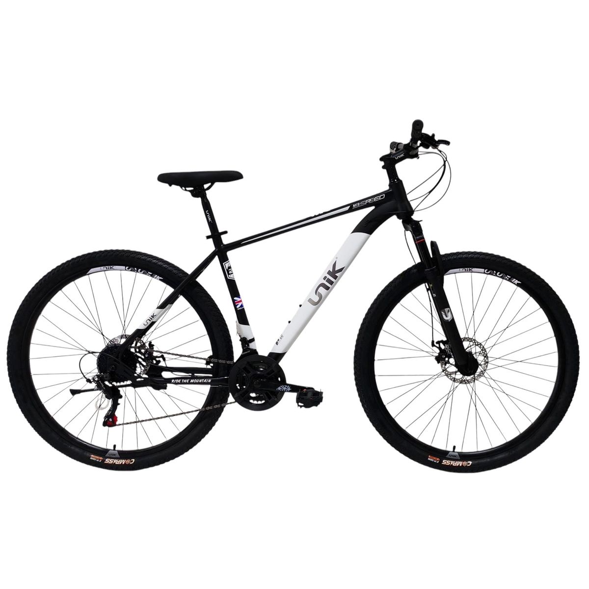 GENERICO - Bicicleta Todoterreno Rin 29 Color negro blanco Talla L