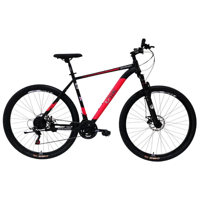 GENERICO - Bicicleta Todoterreno Rin 29 Color negro rojo Talla XL