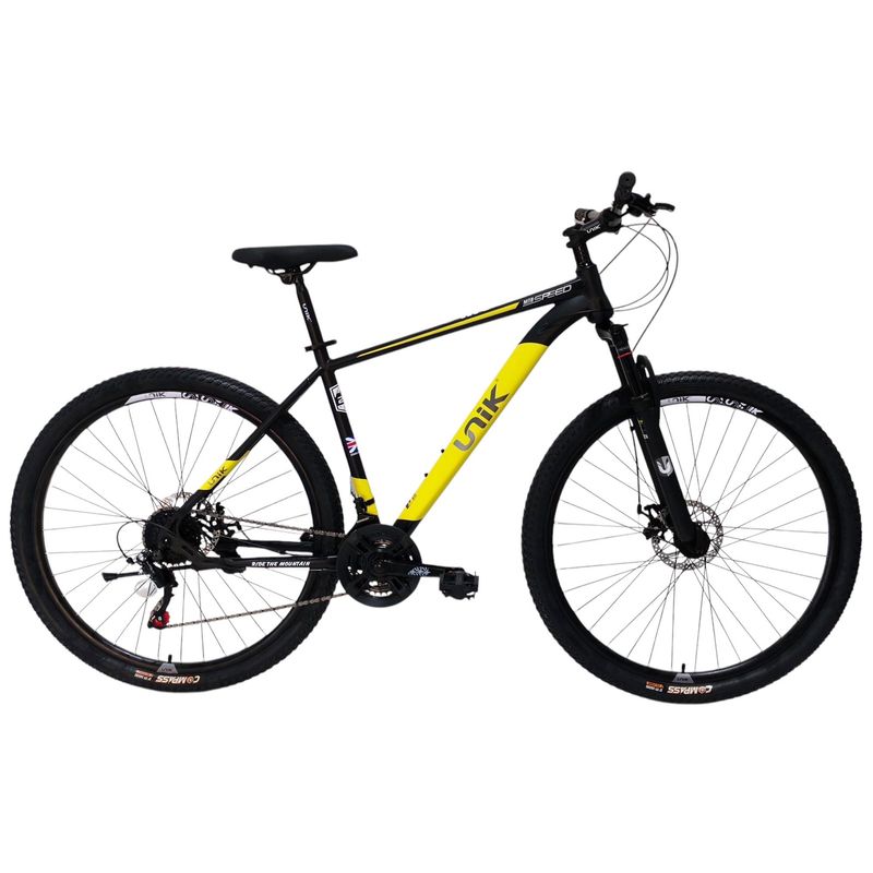 GENERICO - Bicicleta Todoterreno Rin 29 Color negro/amarillo Talla L