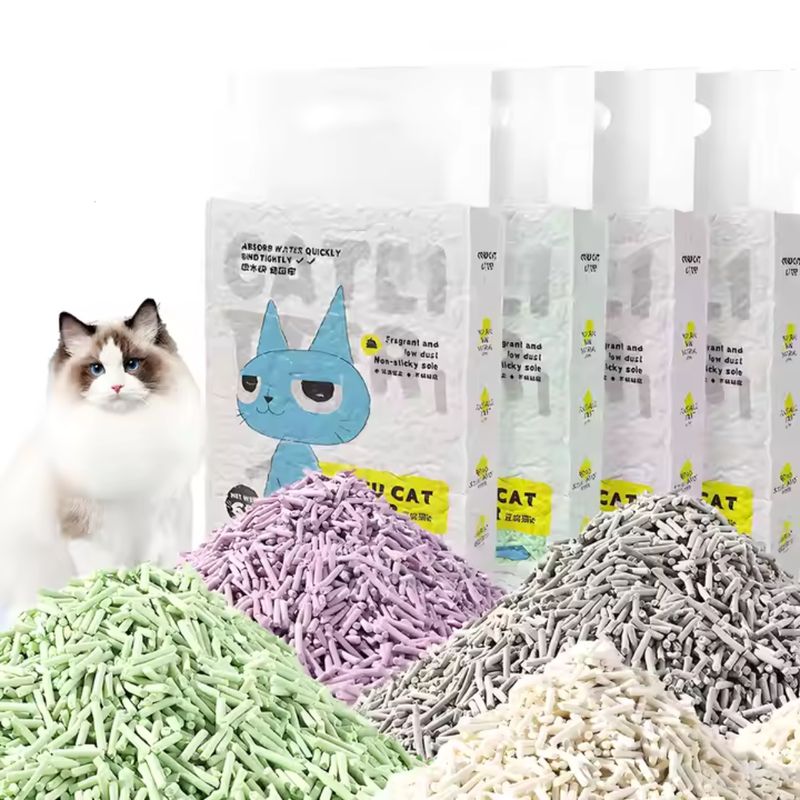 WUUFU - Arena de tofu para gato Tofucat ecologica Durazno Wuufu