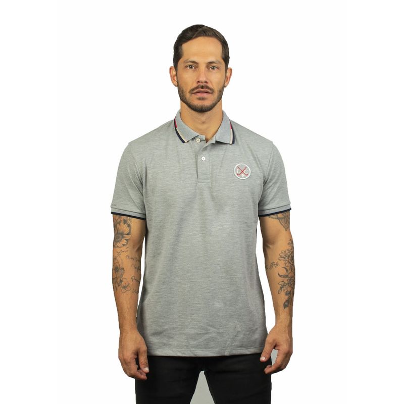 LAGUNA BLUE - Camiseta tipo polo para hombre gris Laguna Blue_.