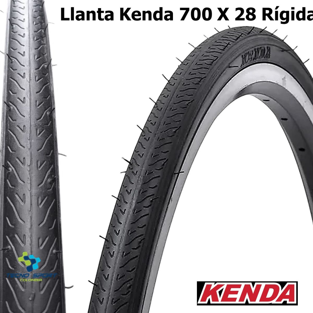 KENDA - Llanta Bicicleta 700x28 Kenda Coraza Ruta