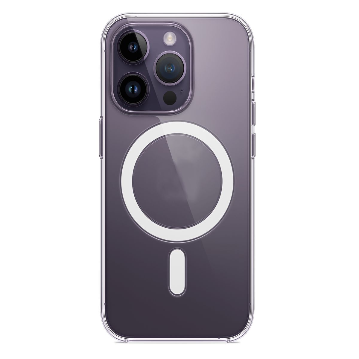 GENERICO - Case Estuche Transparente Carga Magnética Compatible IPhone 14 Pro Max