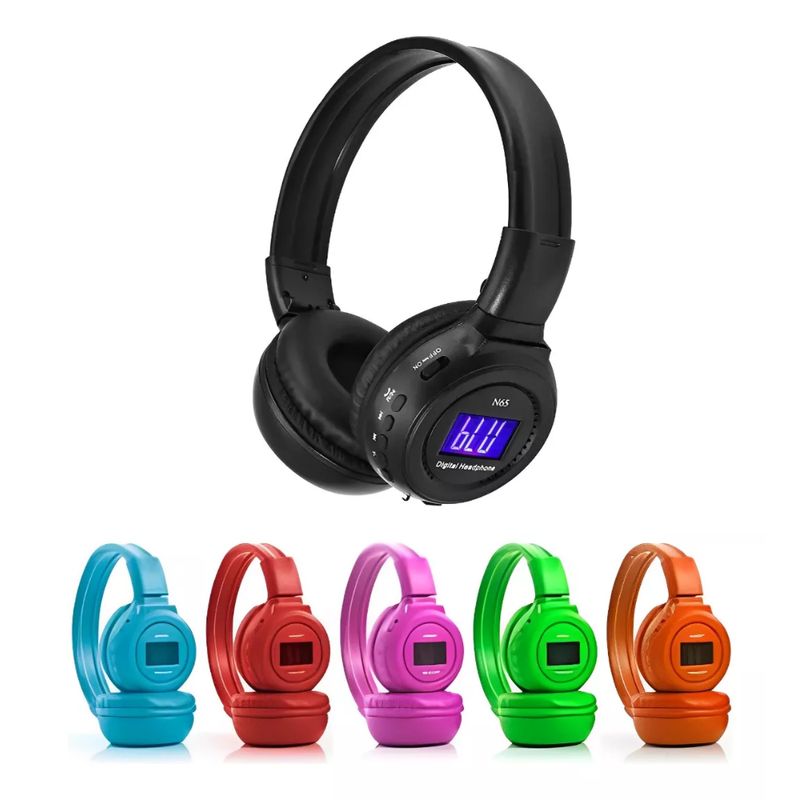 GENERICO - Audífonos N65 Bluetooth Inalámbricos Recargable Pantalla Led