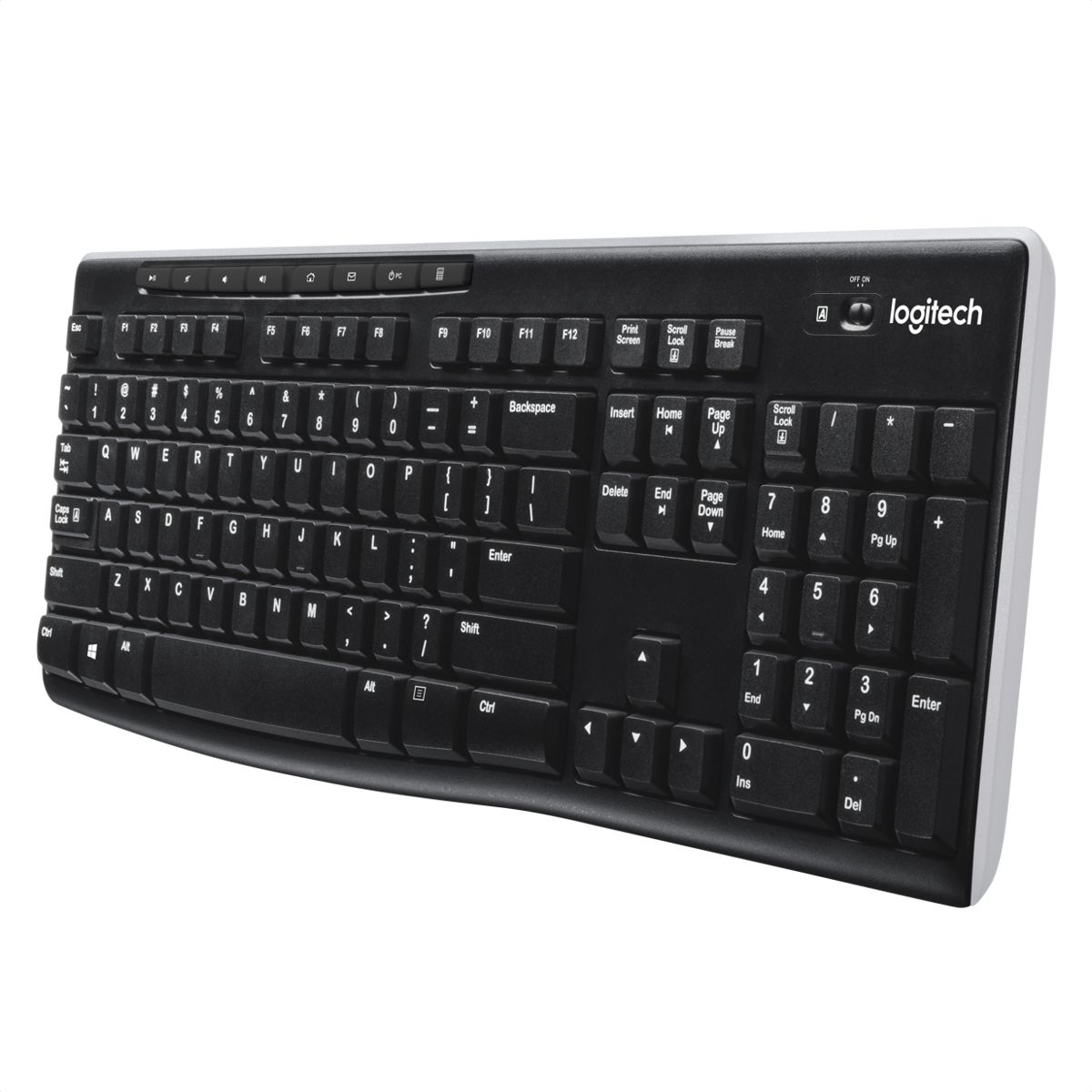 LOGITECH - Teclado Inalámbrico Unifying Logitech K270  Multimedia