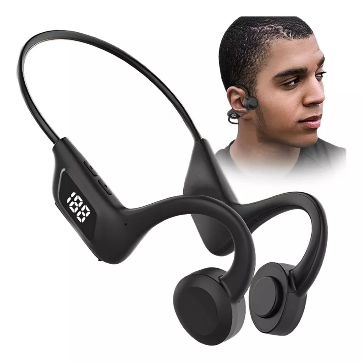 GENERICO - Audífonos Off-ear Deportivos Conducción Ósea Bluetooth