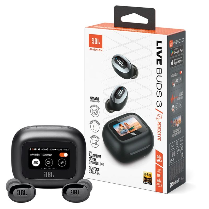 JBL - Audífonos JBL LIVE BUDS 3 NEGRO (Noise Cancelling)