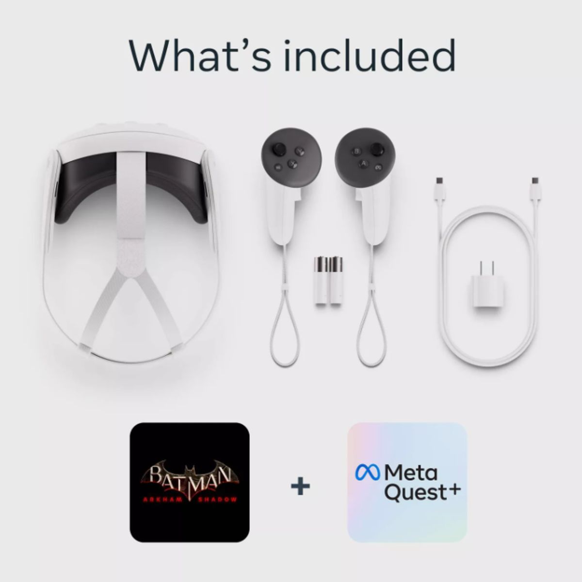 OCULUS QUEST - OCULUS META QUEST 3S + BATMAN 256GB
