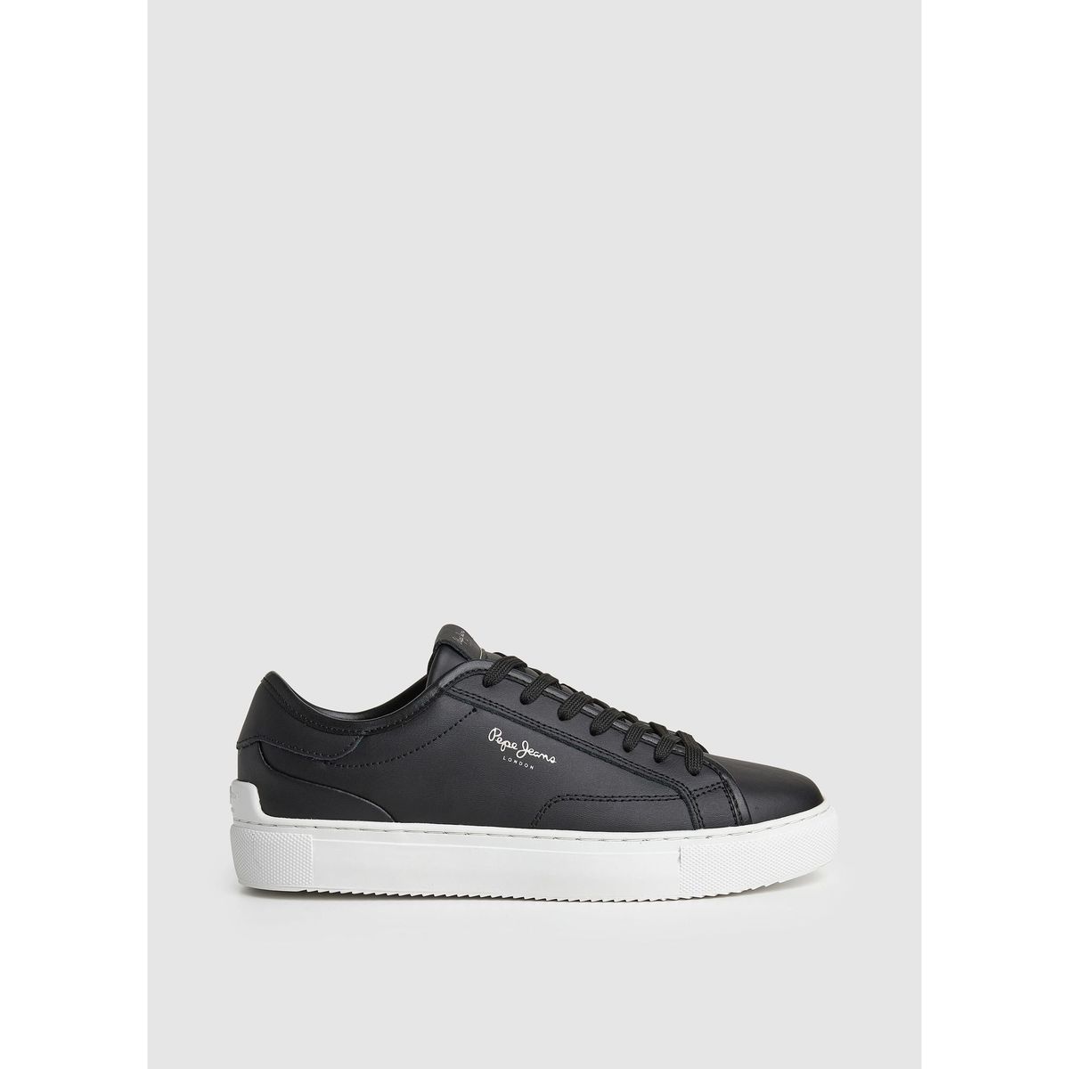 PEPE JEANS - Tenis Pepe Jeans Adams Basy para mujer color Negro y Blanco