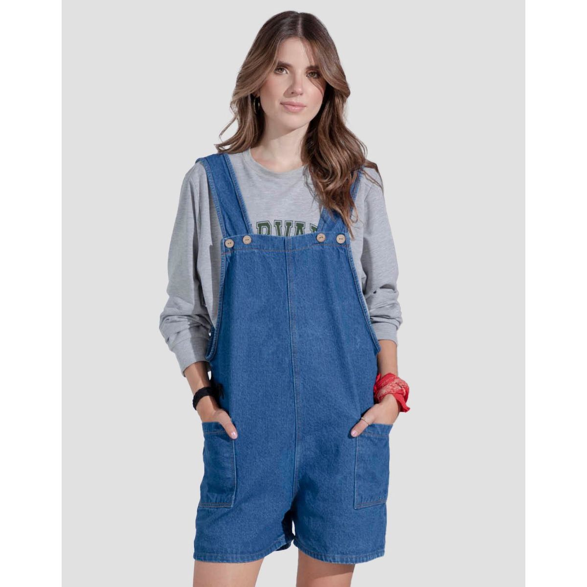 RUTTA - Overall Corto Mujer Azul Medio Rutta 32664