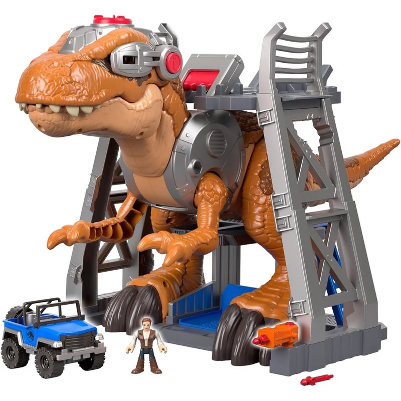 JURASSIC WORLD - Dinosaurio Tiranosaurio Rex Luces Y Sonidos