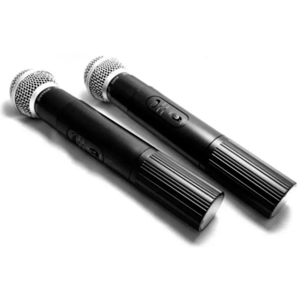 GENERICO - 2 Micrófonos Wvngr Sm-58 Inalámbrico + Receptor Doble Antena