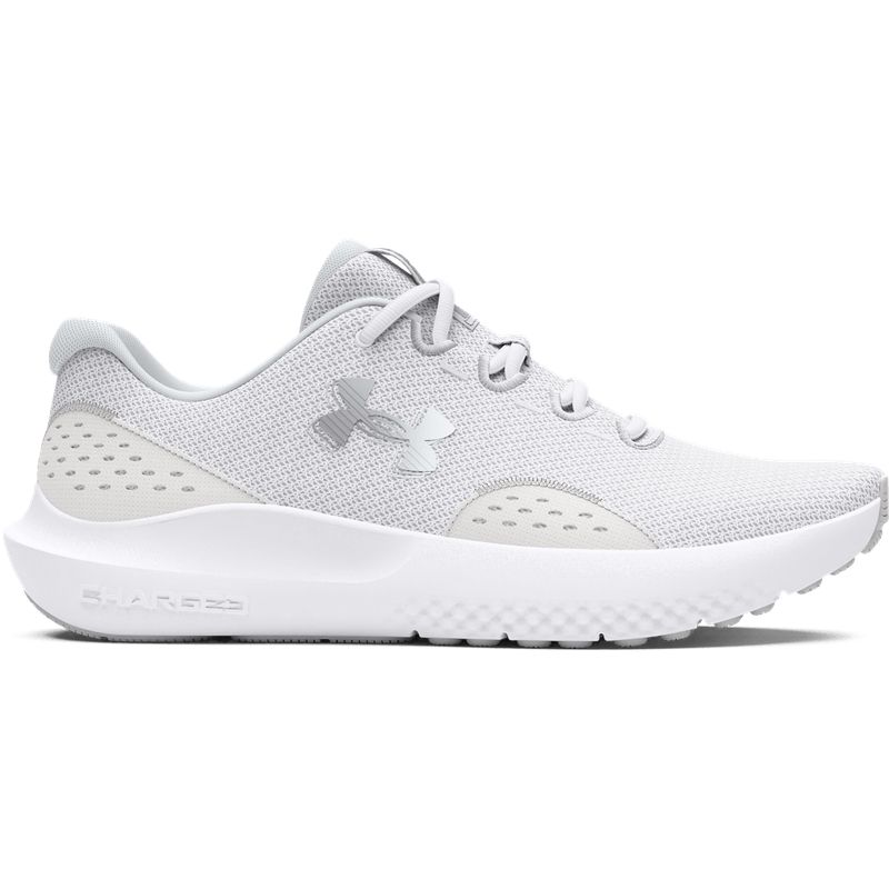 UNDER ARMOUR - UA W Charged Surge 4 Tenis blanco de mujer para correr