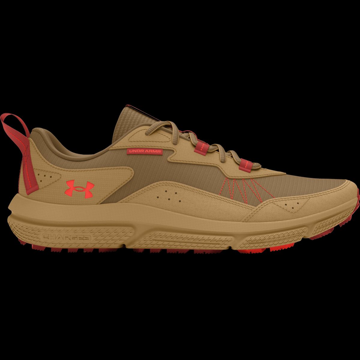 UNDER ARMOUR - UA Charged Verssert 2 Tenis beige de hombre para correr