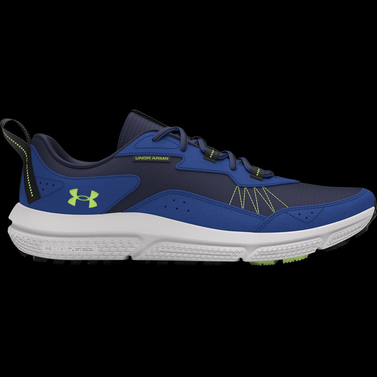 UNDER ARMOUR - UA Charged Verssert 2 Tenis azul de hombre para correr