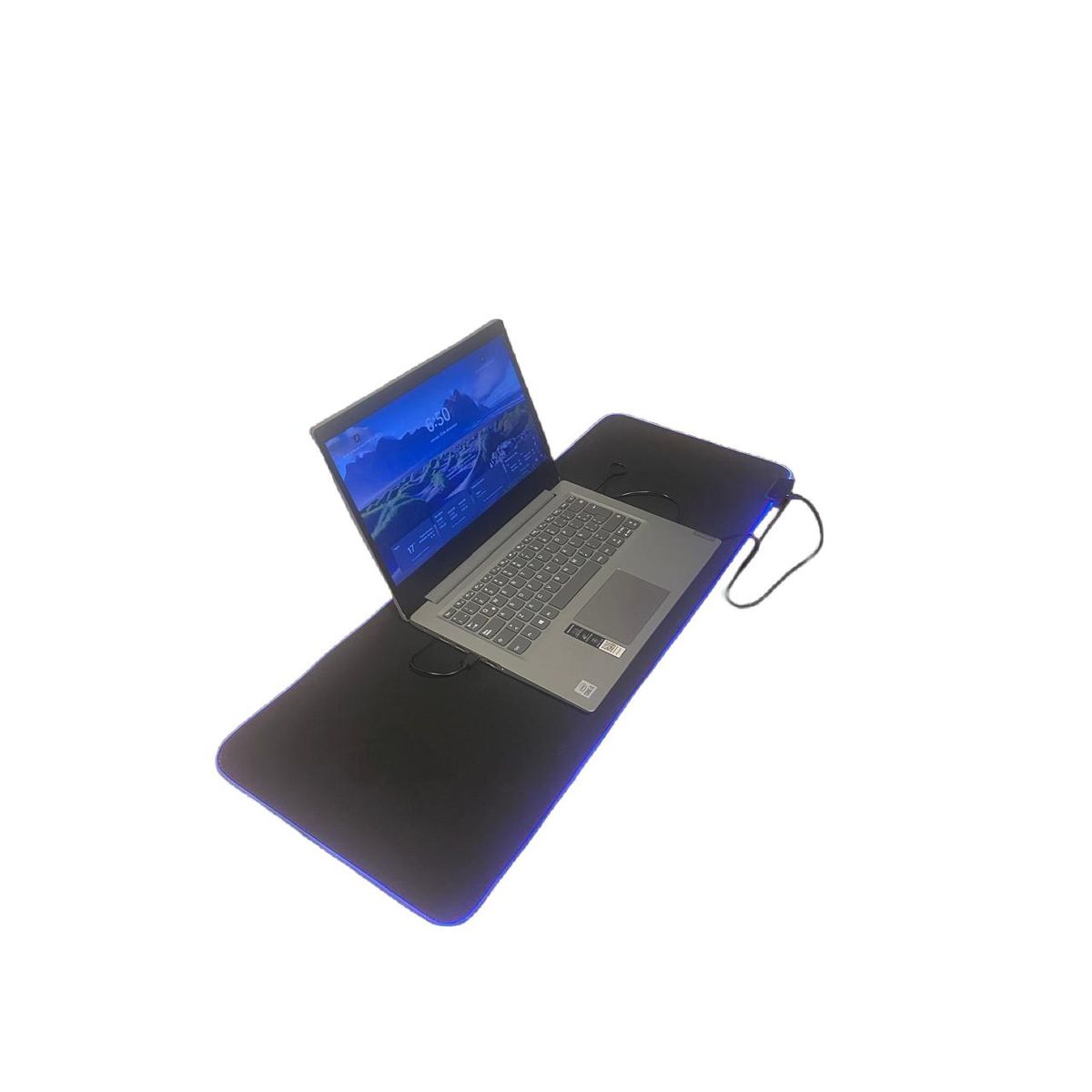 GENERICO - Pad Mouse Gamer Rgb Luz Led 80cm X 30cm Color Negro