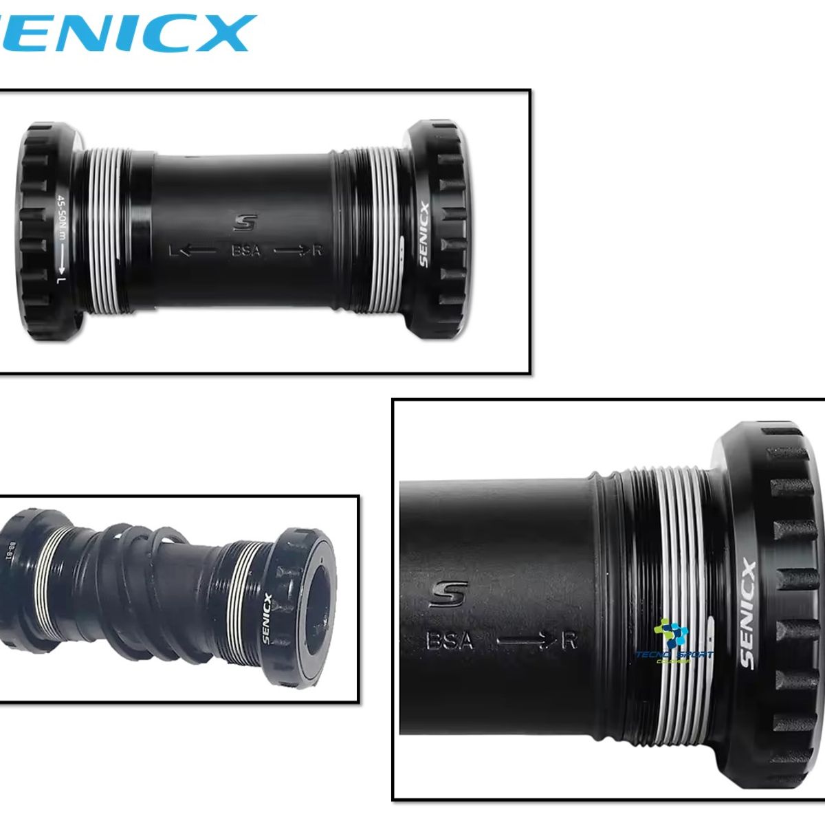 GENERICO - Eje Centro Bicicleta Senicx Pedalier Mtb Hollowtech Compatib
