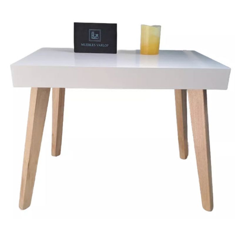 GENERICO - Mesa De Centro Deko BLANCO Sala Auxiliar Decoración Moderna