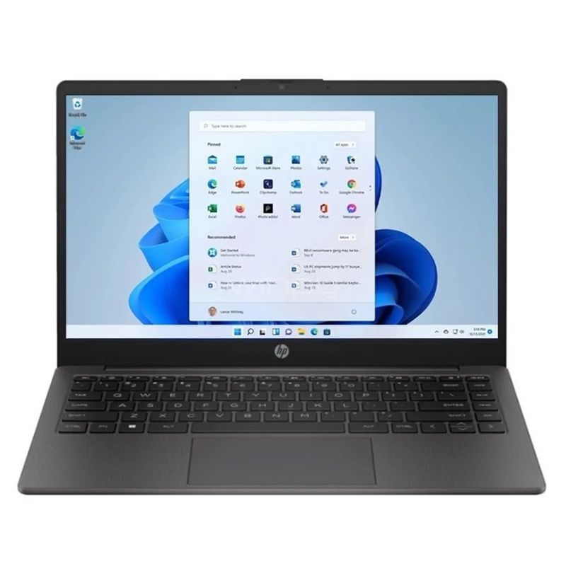 HP - Portatil HP 245 G10 AMD Ryzen 3 7330U SSD 512GB 8GB 14" HD FreeDOS Negro