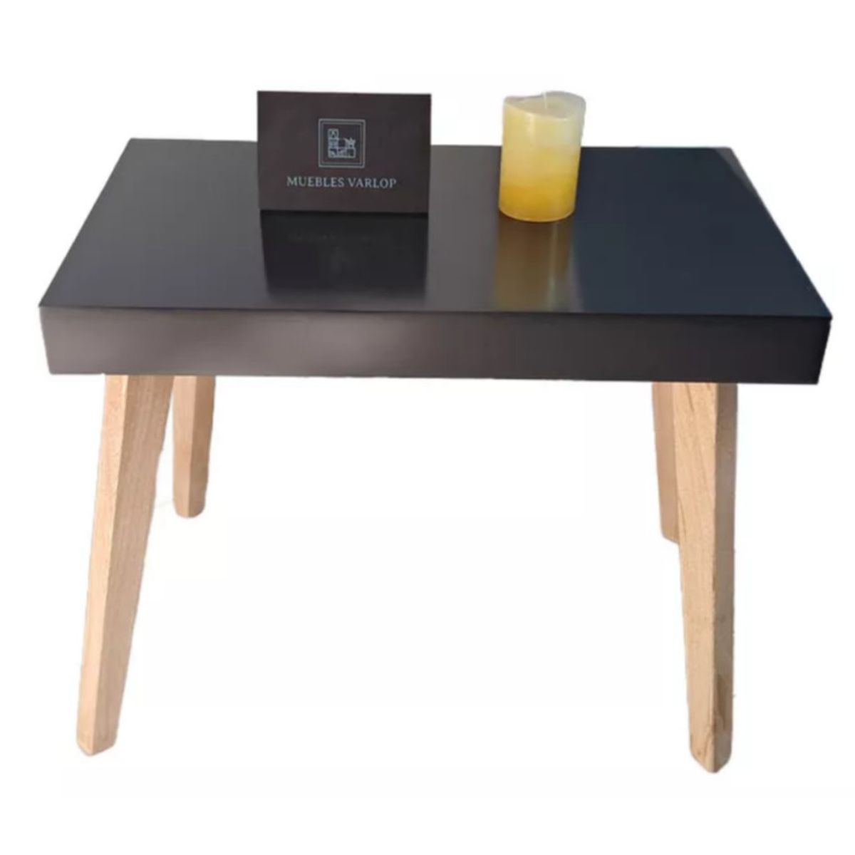 GENERICO - Mesa De Centro Deko NEGRO Sala Auxiliar Decoración Moderna