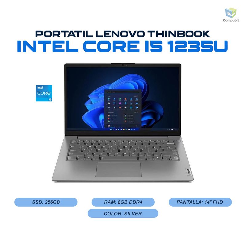 LENOVO - Portátil Lenovo THINBOOK 14 G4 IAP Core I5 1235U + Ram 8GB 256GB
