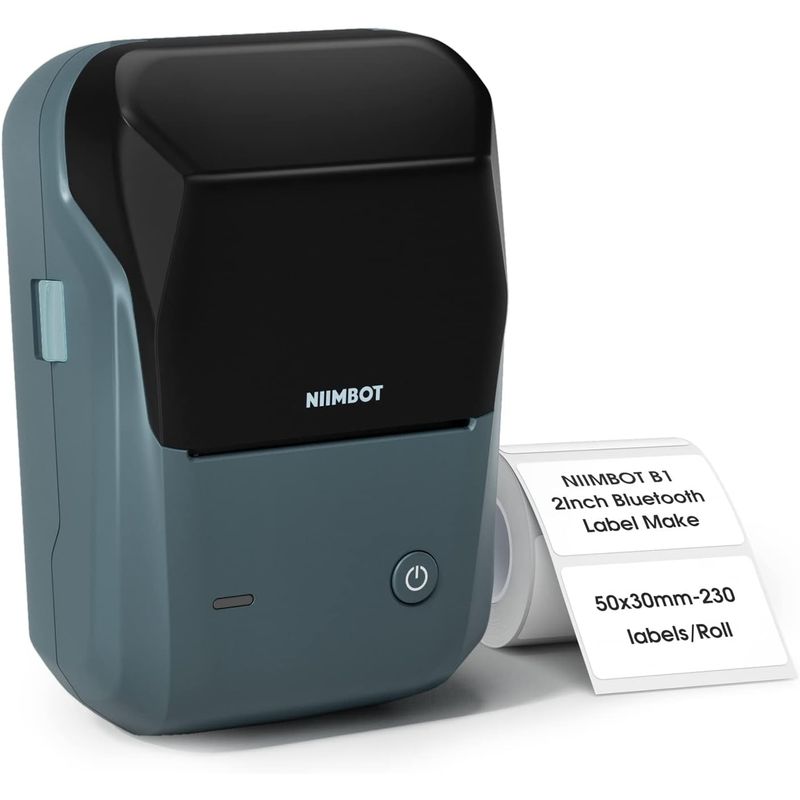 USA - Impresora Etiquetas B1 Sin Tinta Bluetooth 50mmx30mm