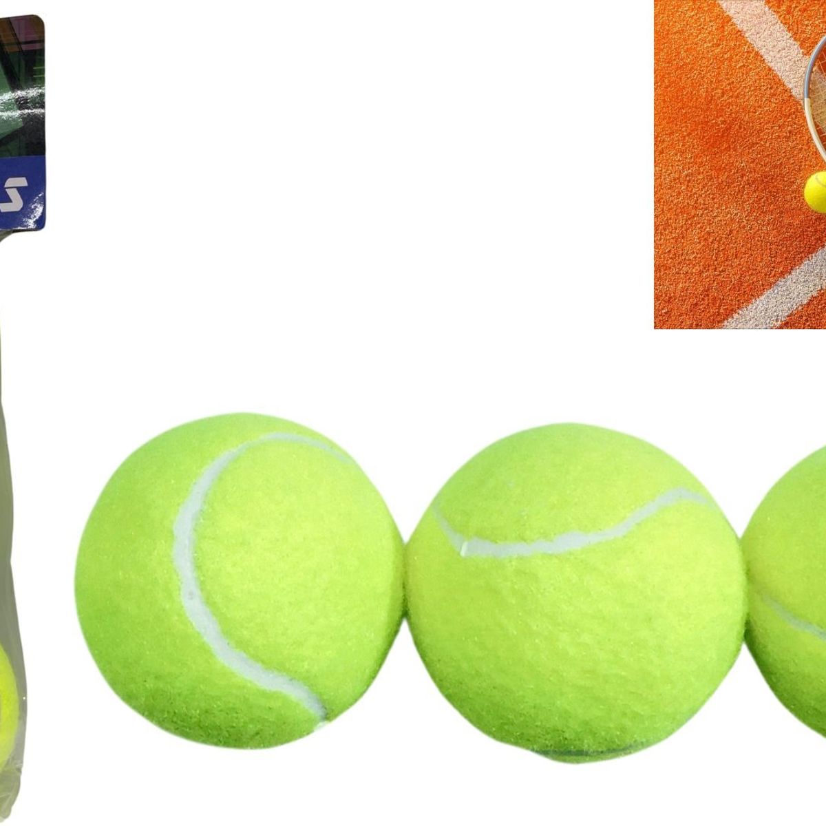 MAZUGI - Set De 3 Pelotas De Tenis Para Principiantes, Entrenamiento
