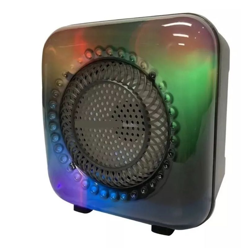 GENERICO - Mini Parlante Bluetooth Gts-1373 Sonido Luces Led Recargable