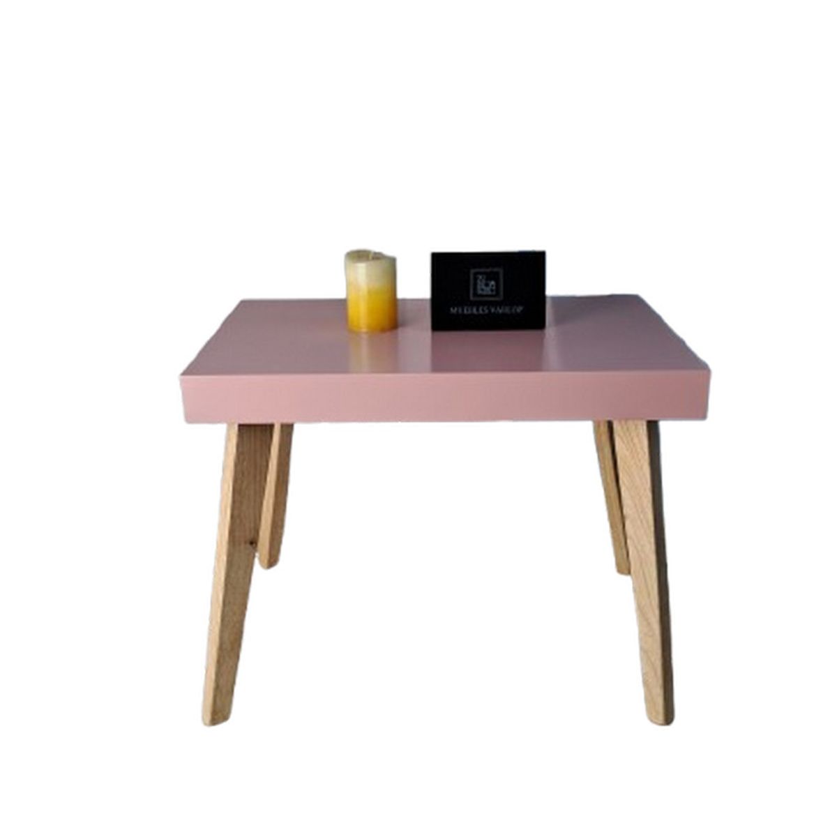 GENERICO - Mesa De Centro Deko PALO DE ROSA Sala Auxiliar Decoración Moderna