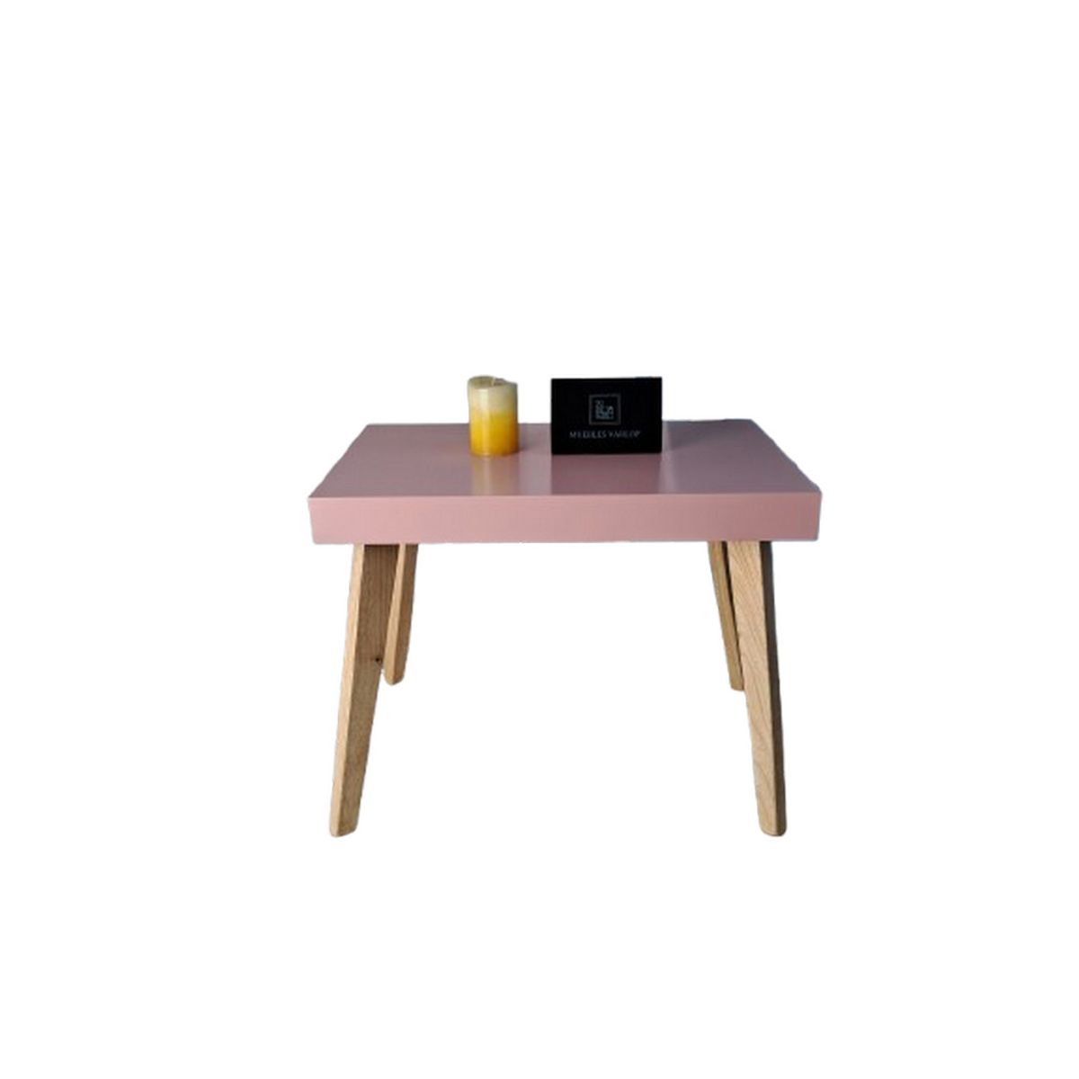 GENERICO - Mesa De Centro Deko PALO DE ROSA Sala Auxiliar Decoración Moderna