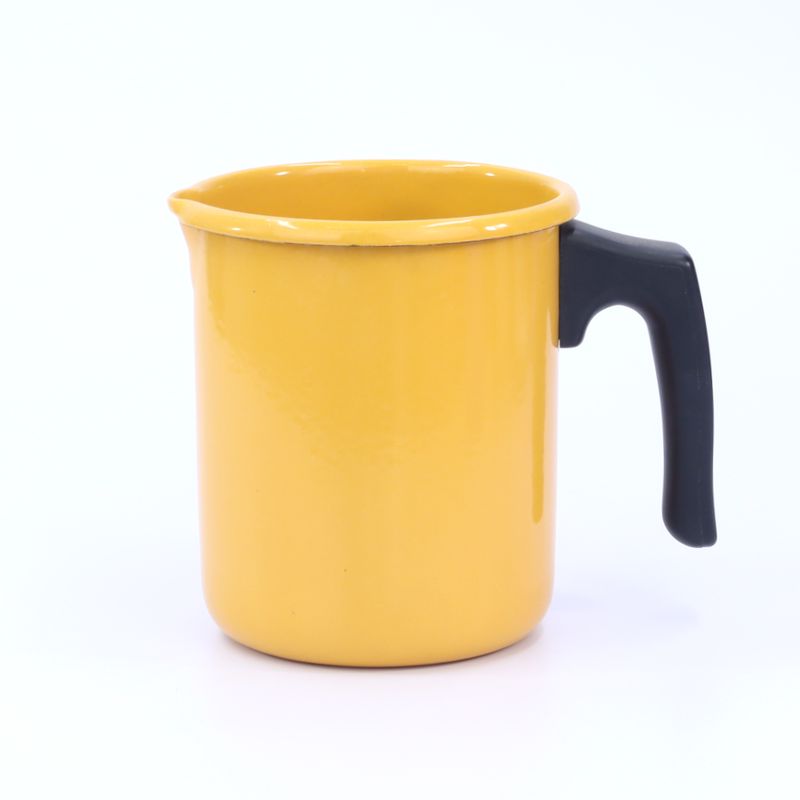 MACUIRA - Jarra Peltre Esmaltada 1200 ml Amarilla Macuira