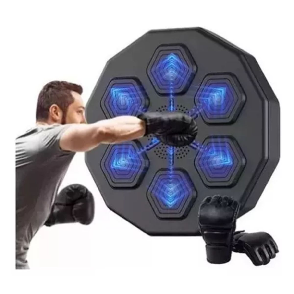 AFM - Máquina De Boxeo Musical Para Adultos Bluetooth Inteligente