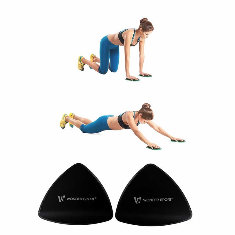 GENERICO - Discos deslizantes Ejercitador Abdomen Sliders Core Deportes