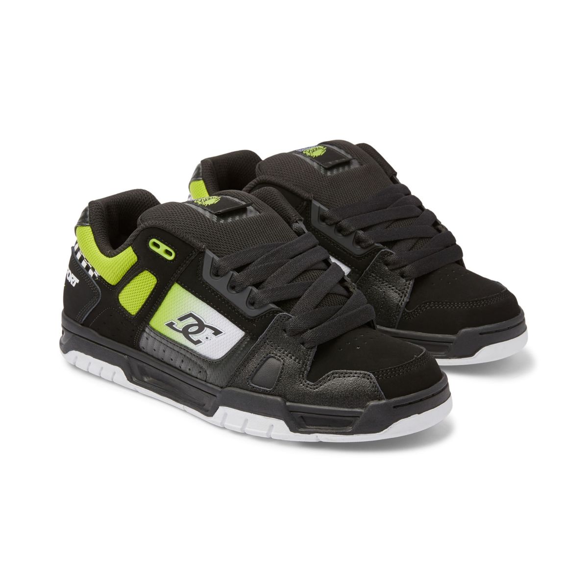 DC SHOES - Tenis DC Shoes Stag SE Para Hombre Color Negro y Verde