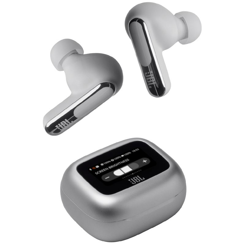 JBL - JBL Live Beam 3 Audifonos Cancelacion Ruido - 48Hrs Plateado