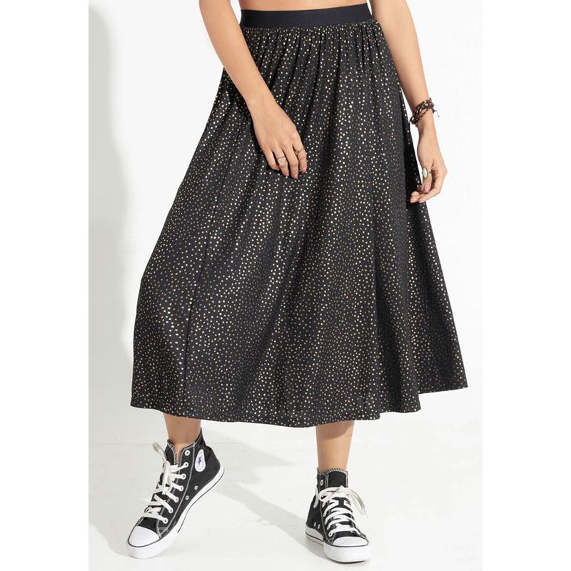 RUTTA - Falda Larga Mujer Negro Rutta 32656