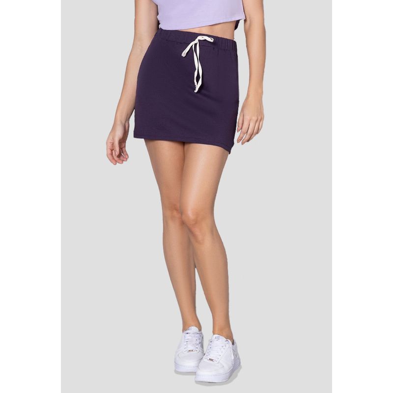 RUTTA - Falda Corta Mujer Berenjena Rutta 5609