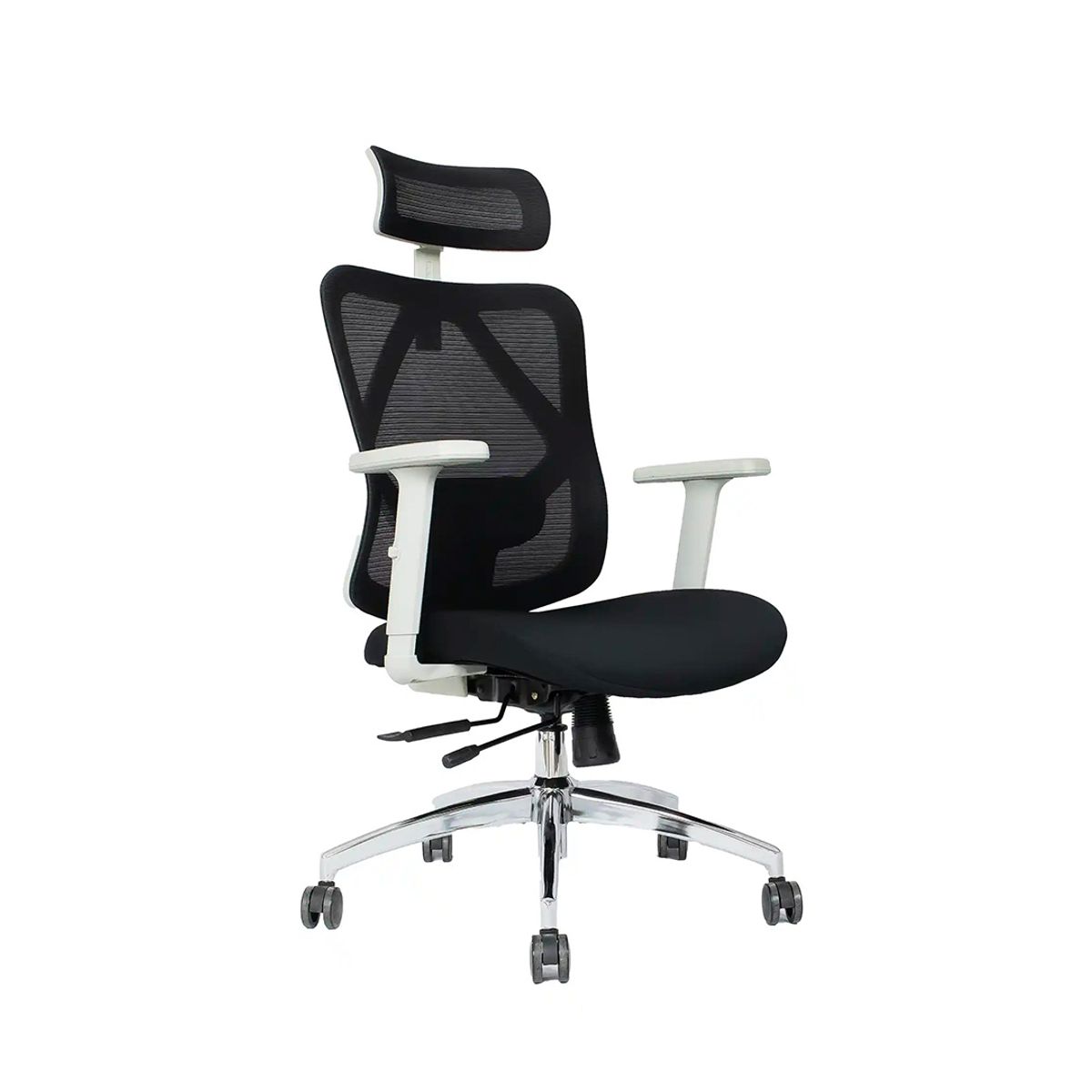 GENERICO - Silla  de Escritorio  Negra Gris Bahia