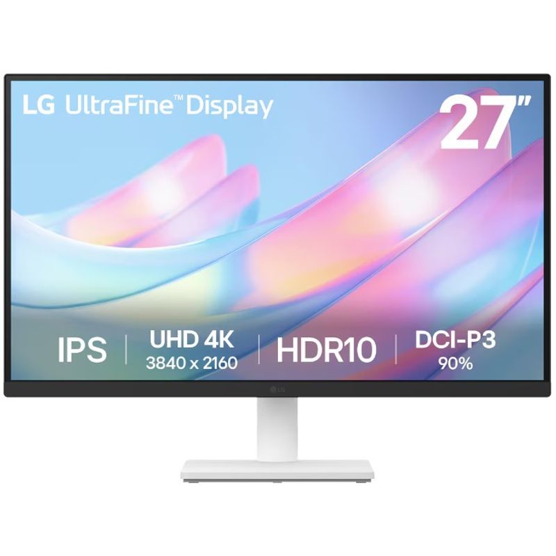 LG - Monitor LG 27 Pulgadas 27US500 Plano 4K UHD