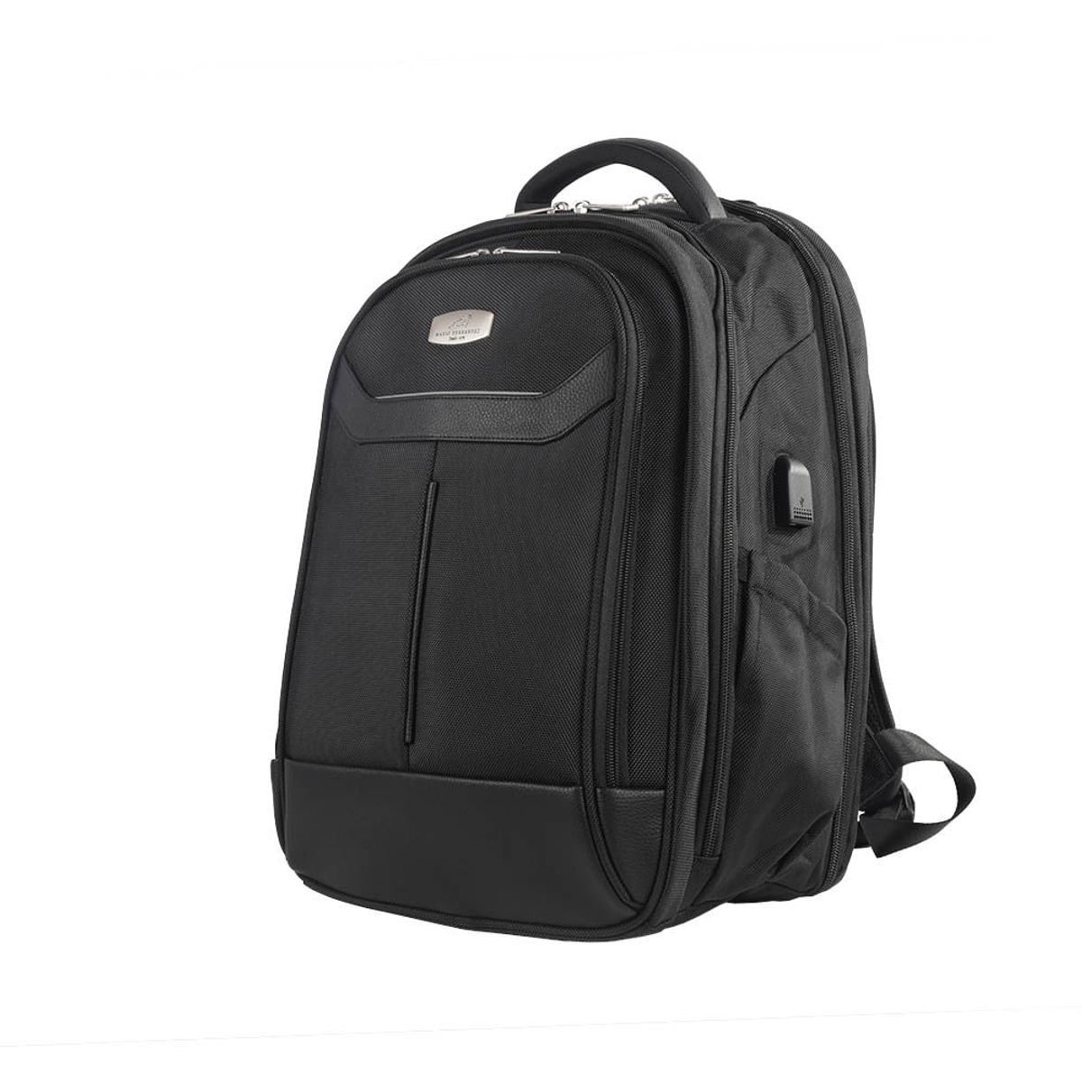 MARIO HERNANDEZ - Morral Tres Cremalleras Negro Urban